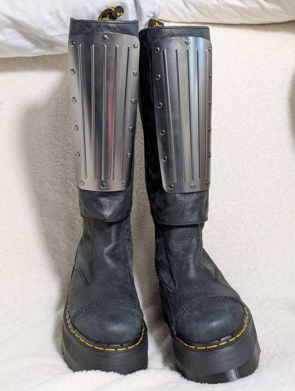 Dr Marten Jadon Max GRD Platform Women's Boots Black NWOT No Box Moto Grundge 7